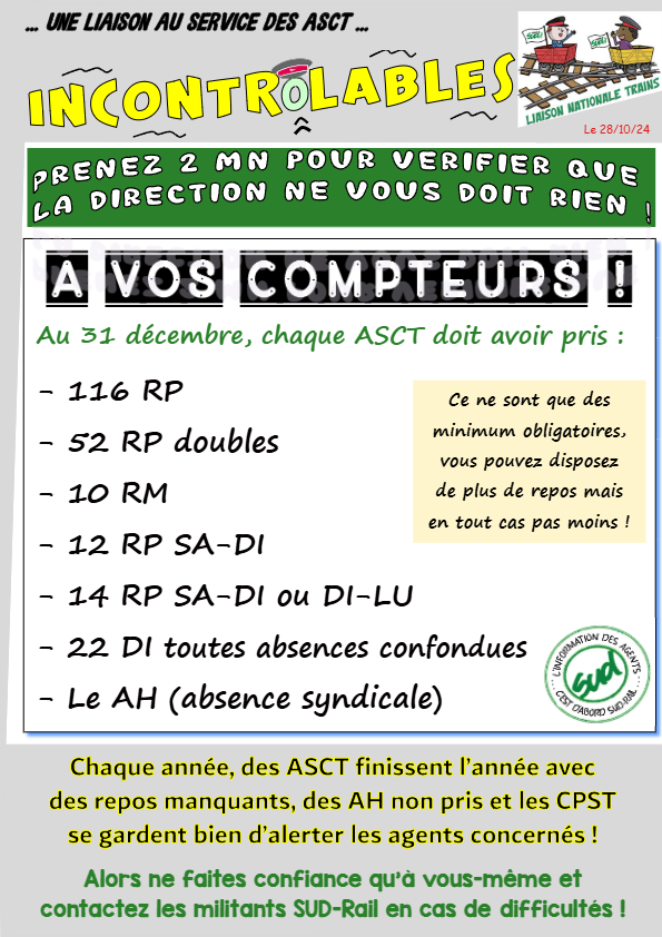 LN Incontrolables ASCT : A vos Compteurs !