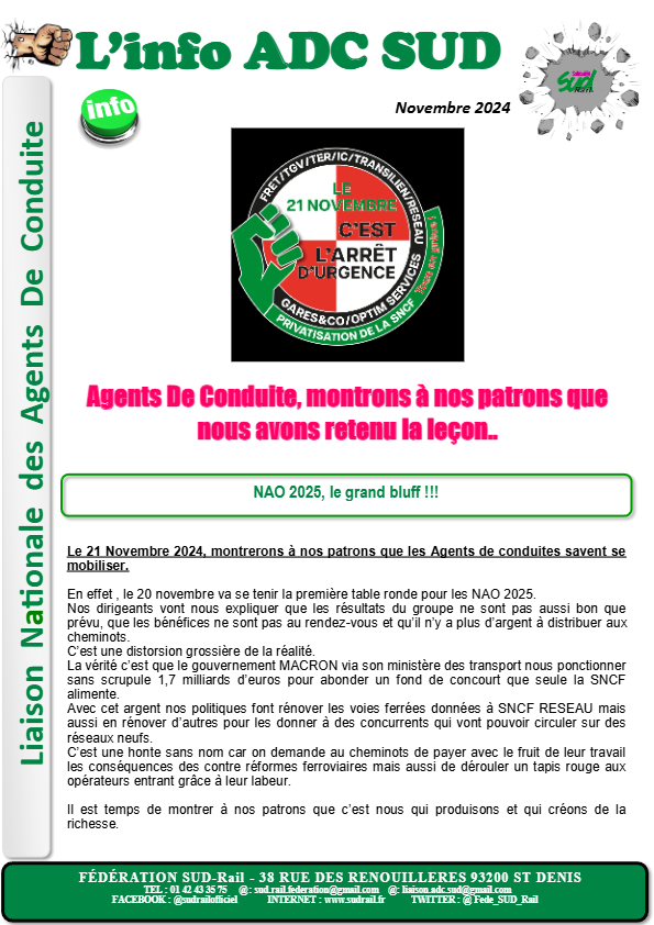 LN l’info ADC Sud Novembre 2024