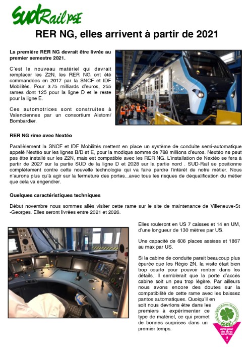 Rer Ng La Nouvelle Rame Qui Remplacera Les Z2n Sud Rail Pse